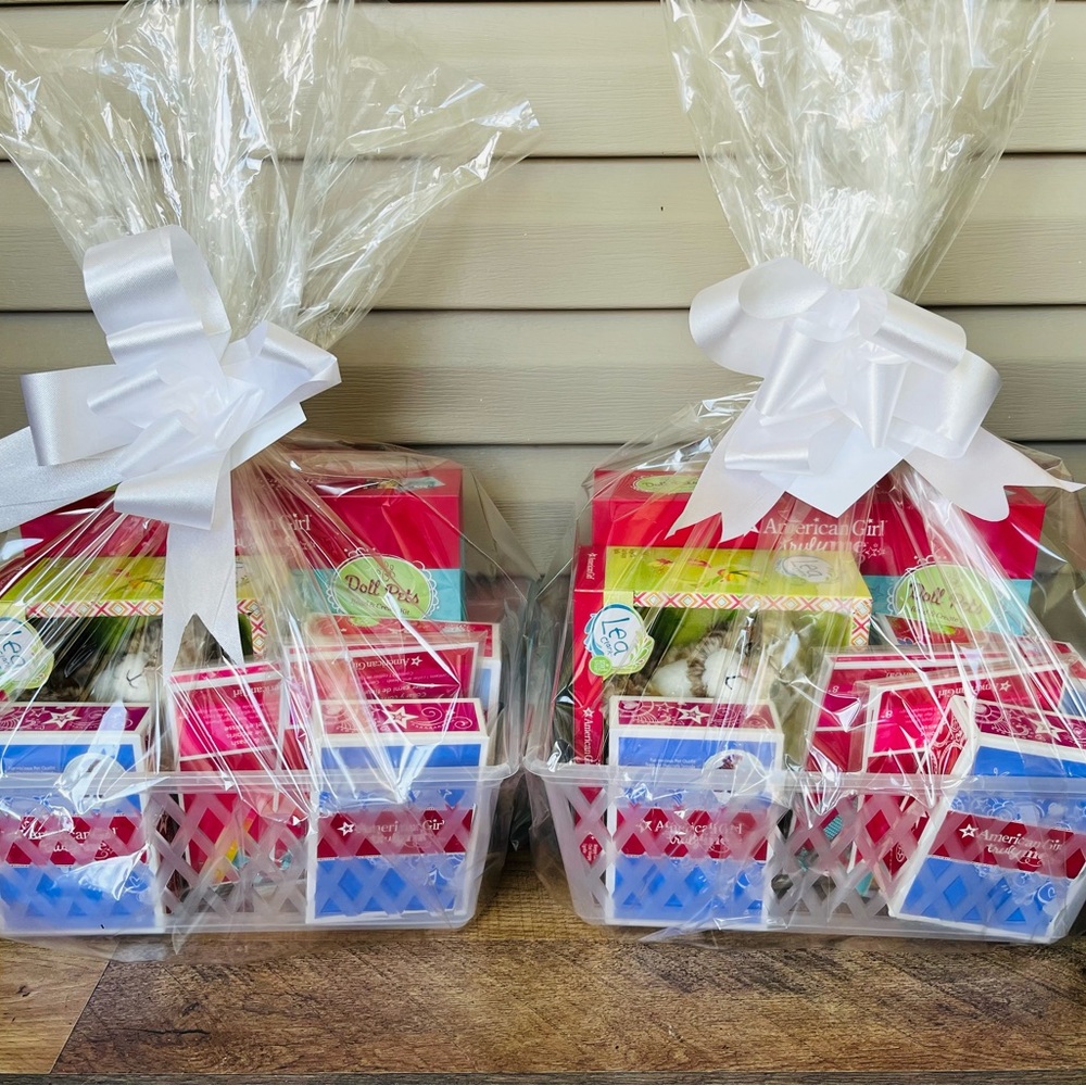 Two American Girl Pet Cat Baskets